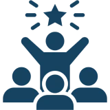 Person with star symbol